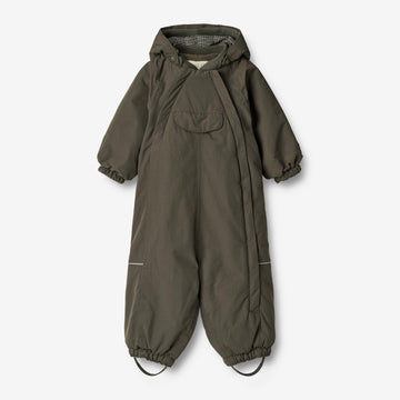 Wheat Outerwear Flyverdragt Adi | Baby Snowsuit 0024 dry black