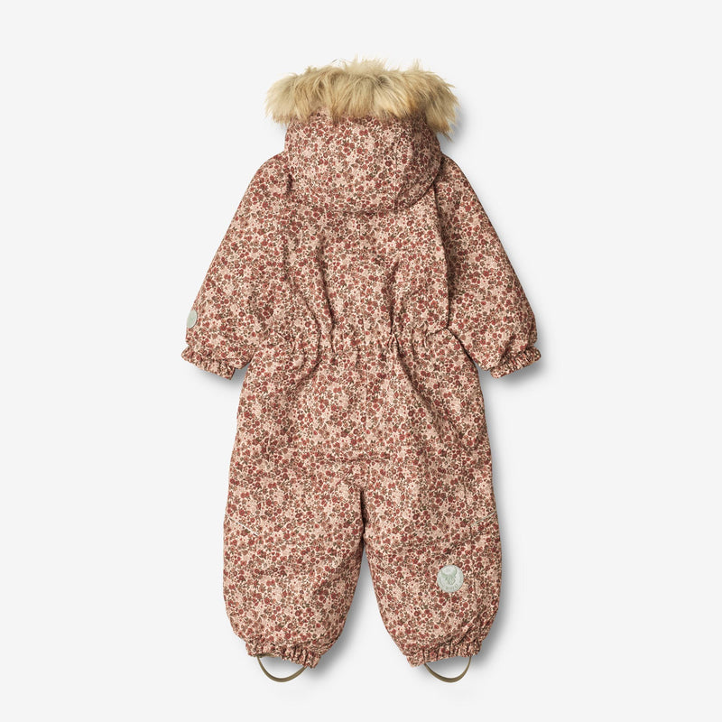 Wheat Outerwear Flyverdragt Nickie | Baby Snowsuit 2036 rose dust flowers