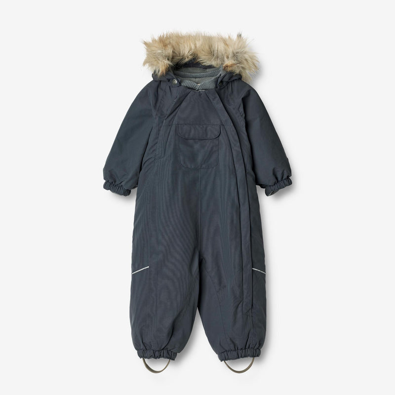 Wheat Outerwear Flyverdragt Nickie | Baby Snowsuit 1108 dark blue