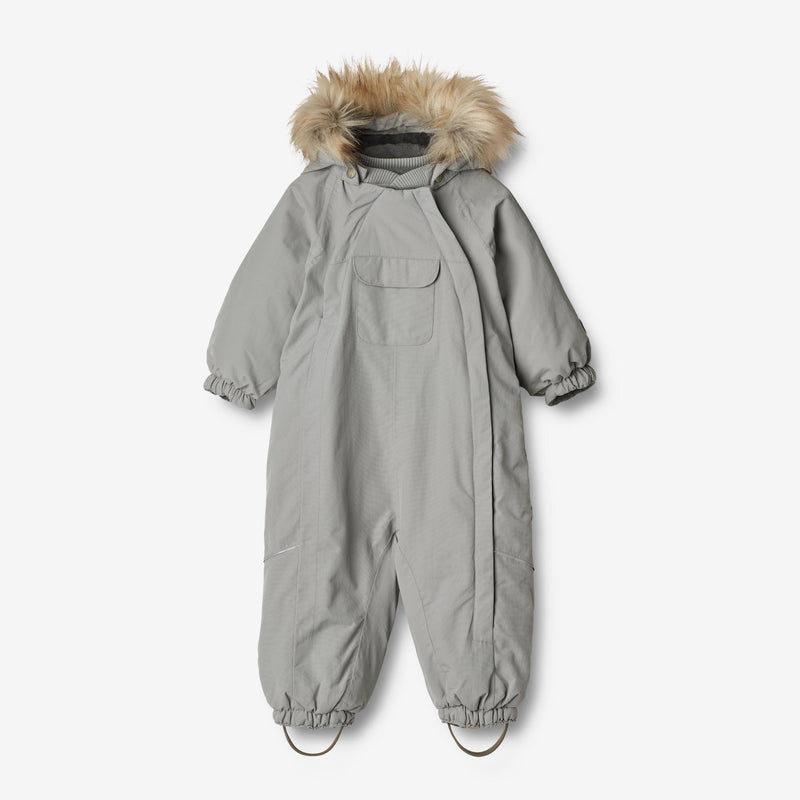 Wheat Outerwear Flyverdragt Nickie | Baby Snowsuit 1111 rainy blue