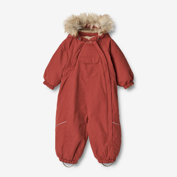 Wheat Outerwear Flyverdragt Nickie | Baby Snowsuit 2072 red