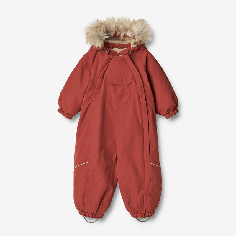 Wheat Outerwear Flyverdragt Nickie | Baby Snowsuit 2072 red