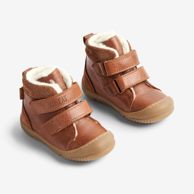 Wheat Footwear Snug Prewalker Tex | Baby Prewalkers 9002 cognac