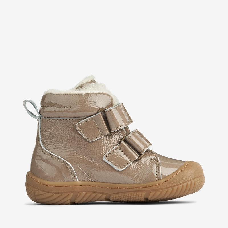 Snugga Snugga Uld lakstøvle | Baby - taupe – Wheat.dk