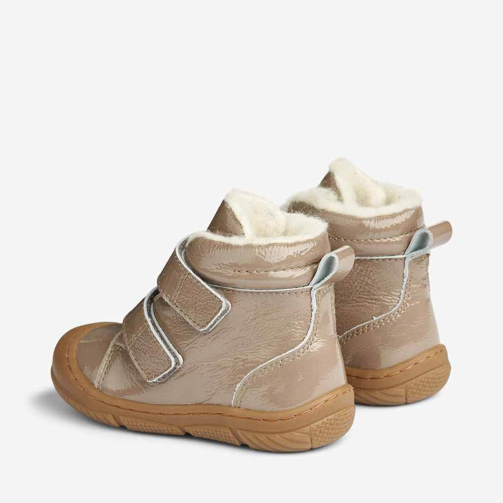 Snugga Snugga Uld lakstøvle | Baby - taupe – Wheat.dk