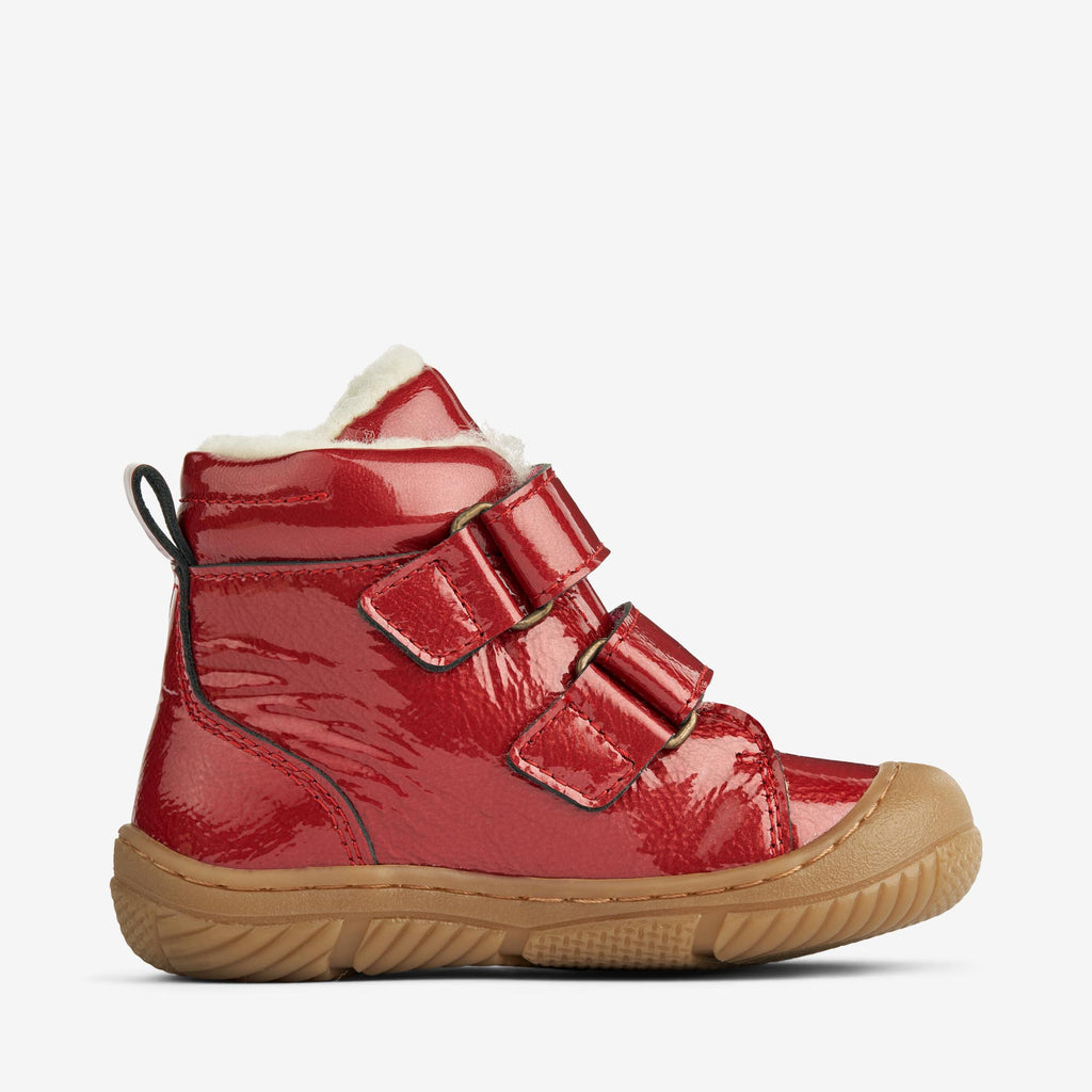 Snugga Snugga Uld lakstøvle | Baby - red – Wheat.dk