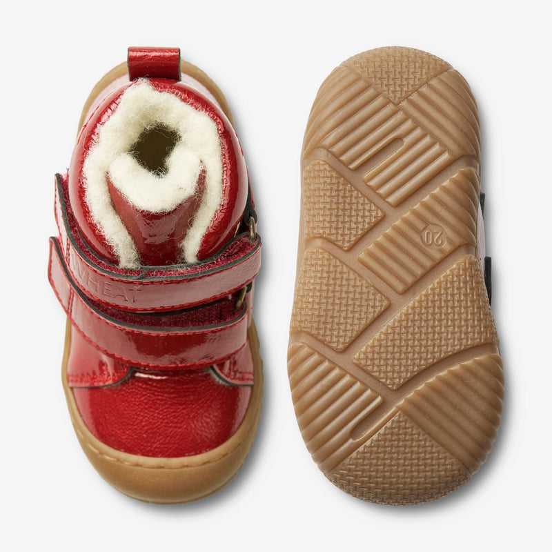 Wheat Footwear Snugga Uld lakstøvle | Baby Prewalkers 2072 red