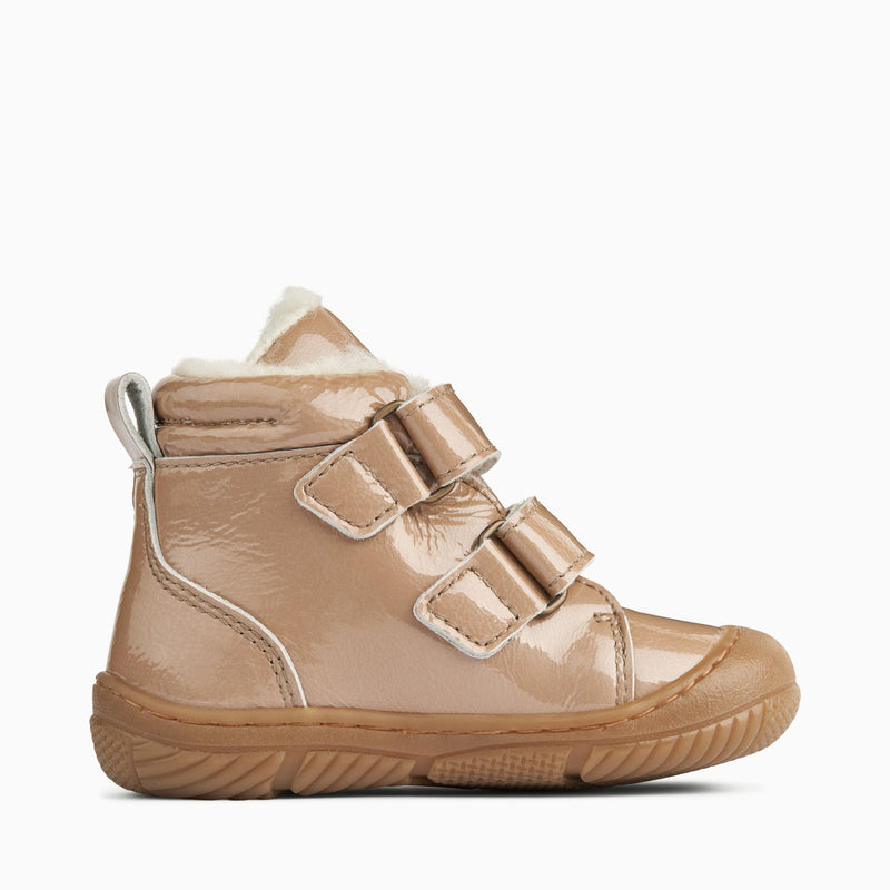 Wheat Footwear Snugga Uld lakstøvle | Baby Prewalkers 9011 beige