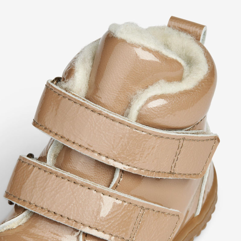 Snugga Snugga Uld lakstøvle | Baby - beige – Wheat.dk
