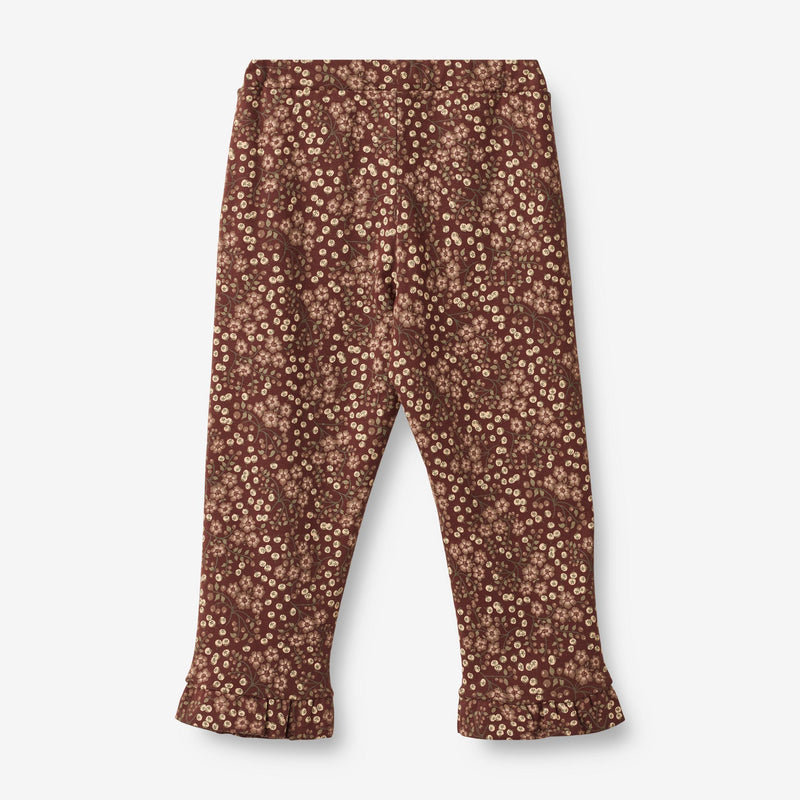 Wheat Main  Bløde Bukser Hermine Trousers 2117 aubergine berries