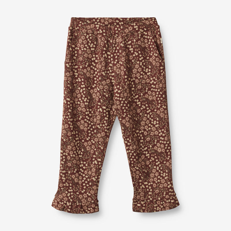 Wheat Main  Bløde Bukser Hermine Trousers 2117 aubergine berries