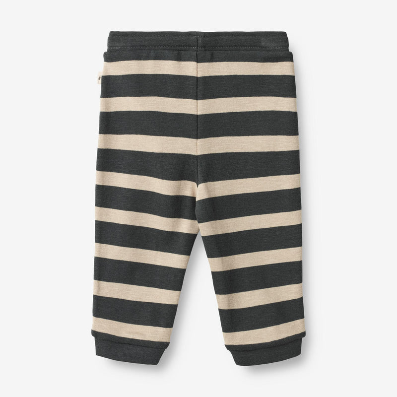 Wheat Main  Sweatbukser Leo | Baby Trousers 9209 dark stripe