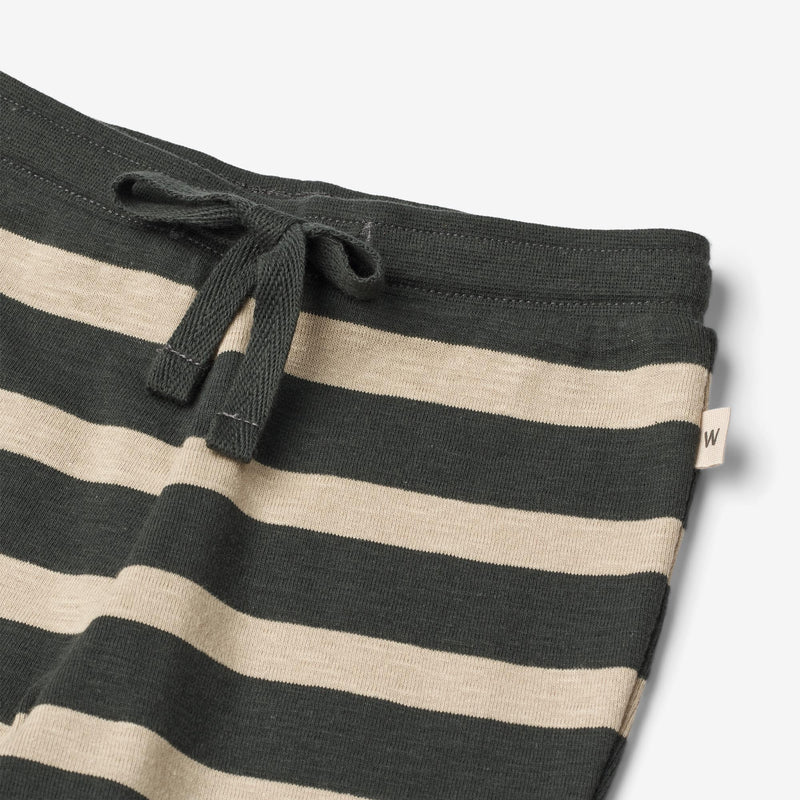 Wheat Main  Sweatbukser Leo | Baby Trousers 9209 dark stripe