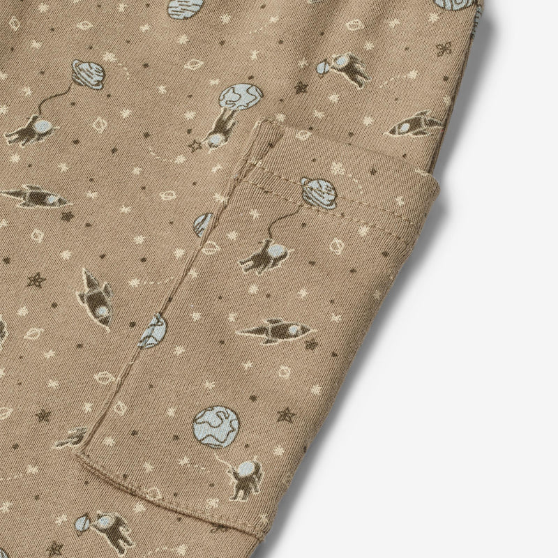 Wheat Main  Jersey Bukser Pete | Baby Trousers 3240 beige stone space