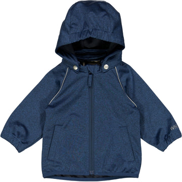 Wheat Outerwear Softshell Jakke Eddie Softshell 1076 blue melange