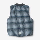 Wheat Outerwear   Sommer Puffervest Andre Jackets 1306 blue check