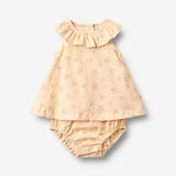 Wheat Main Sommerdragt Ingeborg Dress 9632 barely apricot flowers