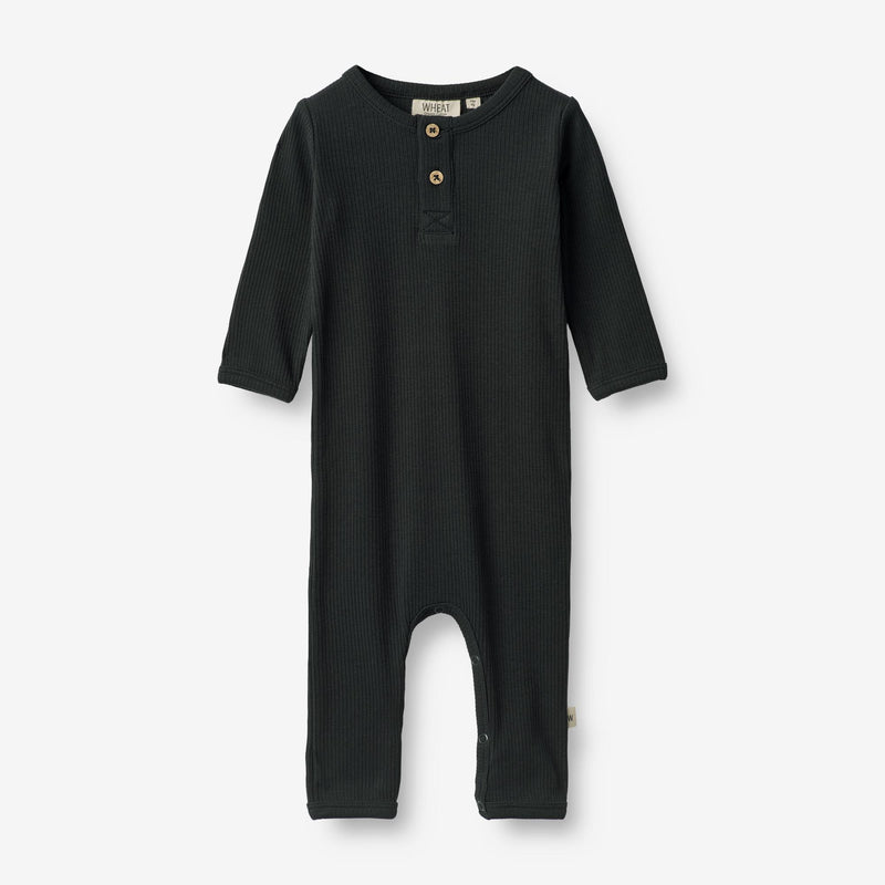 Wheat Main  Sparkedragt Finn | Baby Jumpsuits 1432 navy