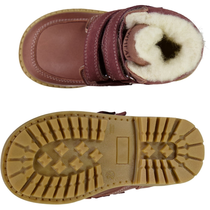 Wheat Footwear Stewie Velcro Tex Støvle Winter Footwear 3316 wood rose