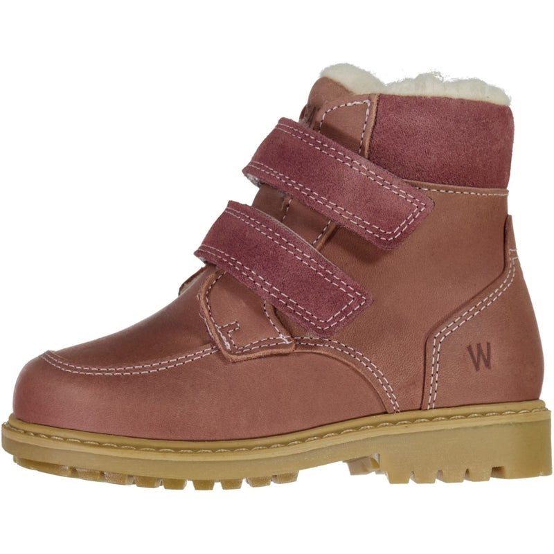 Wheat Footwear Stewie Velcro Tex Støvle Winter Footwear 3316 wood rose