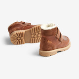 Wheat Footwear Stewie Velcro Tex Støvle Winter Footwear 9002 cognac