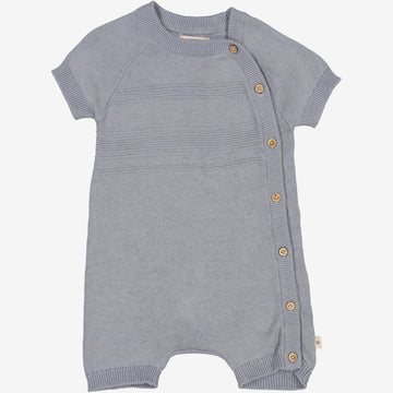 Wheat Main  Strik Buksedragt Eivind | Baby Suit 1528 cloudy sky