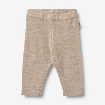 Wheat Main Strik Bukser Neel Trousers 9574 warm sand melange