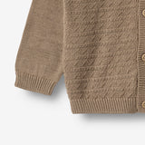 Wheat Main Strik Cardigan Bjørn Cardigan 3239 beige stone