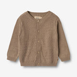 Wheat Main Strik Cardigan Bjørn Cardigan 3239 beige stone