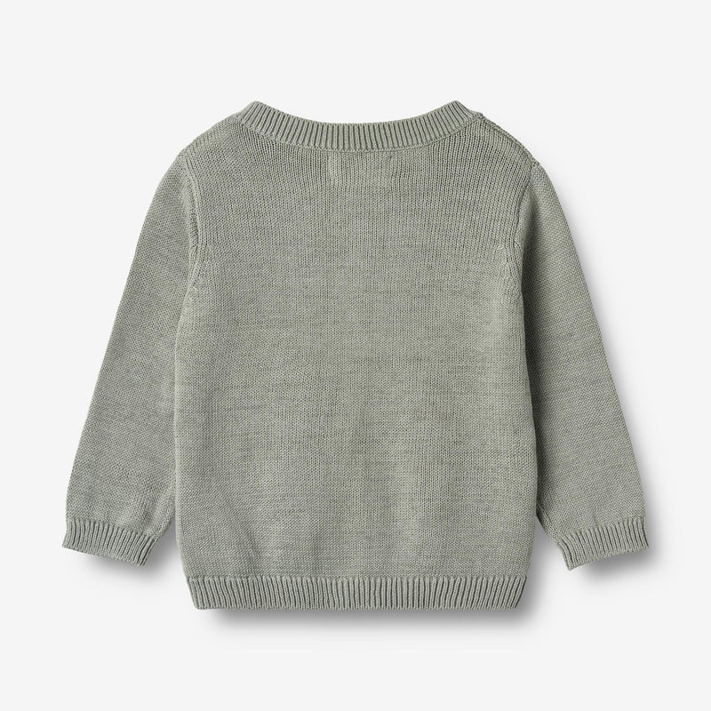 Wheat Main Strik Cardigan Bjørn Cardigan 5050 morning mist