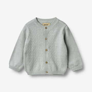 Wheat Main Strik Cardigan Bjørn Cardigan 1560 soft blue