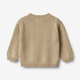 Wheat Main   Strik Cardigan Bjørn Knitted Tops 0172 grey sand