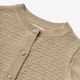 Wheat Main   Strik Cardigan Bjørn Knitted Tops 0172 grey sand