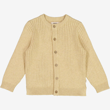 Wheat Main  Strik Cardigan Eke Knitted Tops 9306 seeds melange