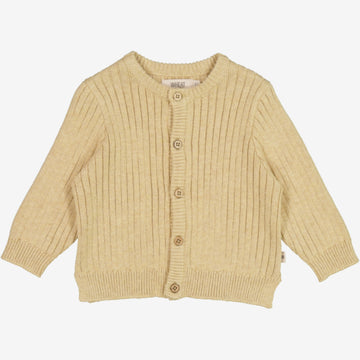 Wheat Main  Strik Cardigan Eke | Baby Knitted Tops 9306 seeds melange