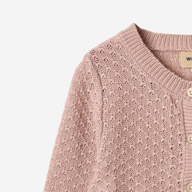 Wheat Main Strik Cardigan Magnella Cardigan 2487 rose powder