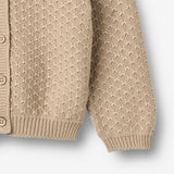 Wheat Main Strik Cardigan Magnella Cardigan 3354 warm sand