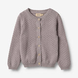 Wheat Main Strik Cardigan Magnella Cardigan 9531 dusty purple