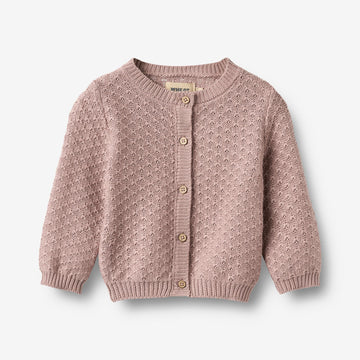 Wheat Main Strik Cardigan Magnella Cardigan 1135 dry rose