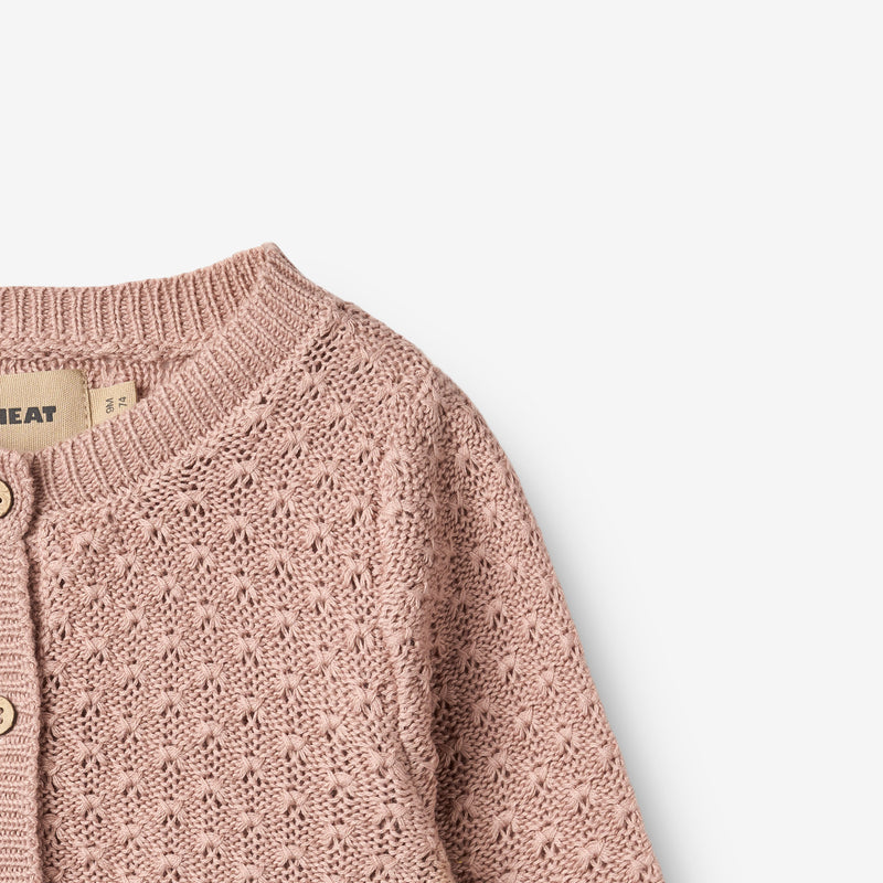 Wheat Main Strik Cardigan Magnella Cardigan 2487 rose powder