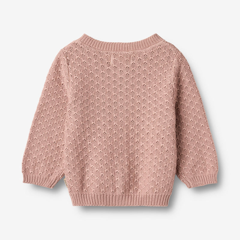 Wheat Main Strik Cardigan Magnella Cardigan 2487 rose powder