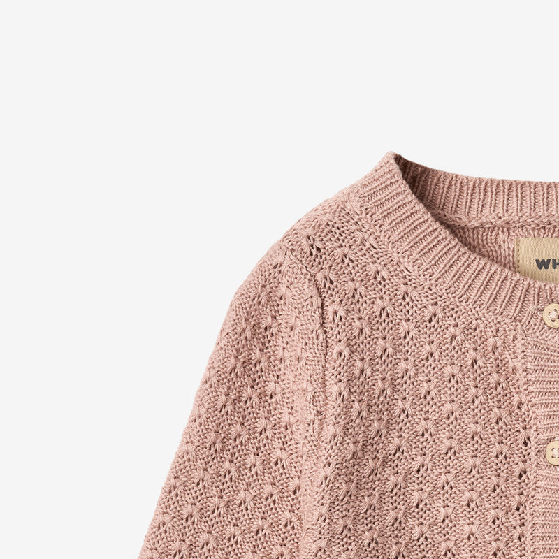 Wheat Main Strik Cardigan Magnella Cardigan 2487 rose powder