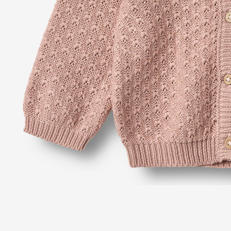 Wheat Main Strik Cardigan Magnella Cardigan 2487 rose powder