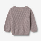 Wheat Main Strik Cardigan Magnella Cardigan 9531 dusty purple