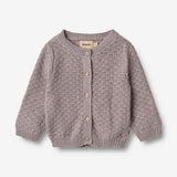 Wheat Main Strik Cardigan Magnella Cardigan 9531 dusty purple