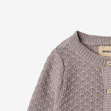 Wheat Main Strik Cardigan Magnella Cardigan 9531 dusty purple