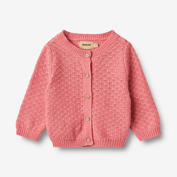 Wheat Main Strik Cardigan Magnella Cardigan 9568 soft pink