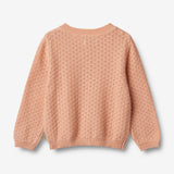 Wheat Main Strik Cardigan Magnella Knitted Tops 2358 pink sand