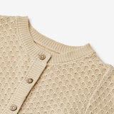 Wheat Main Strik Cardigan Magnella Knitted Tops 3336 sandshell
