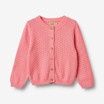 Wheat Main Strik Cardigan Magnella Cardigan 9423 flamingo pink